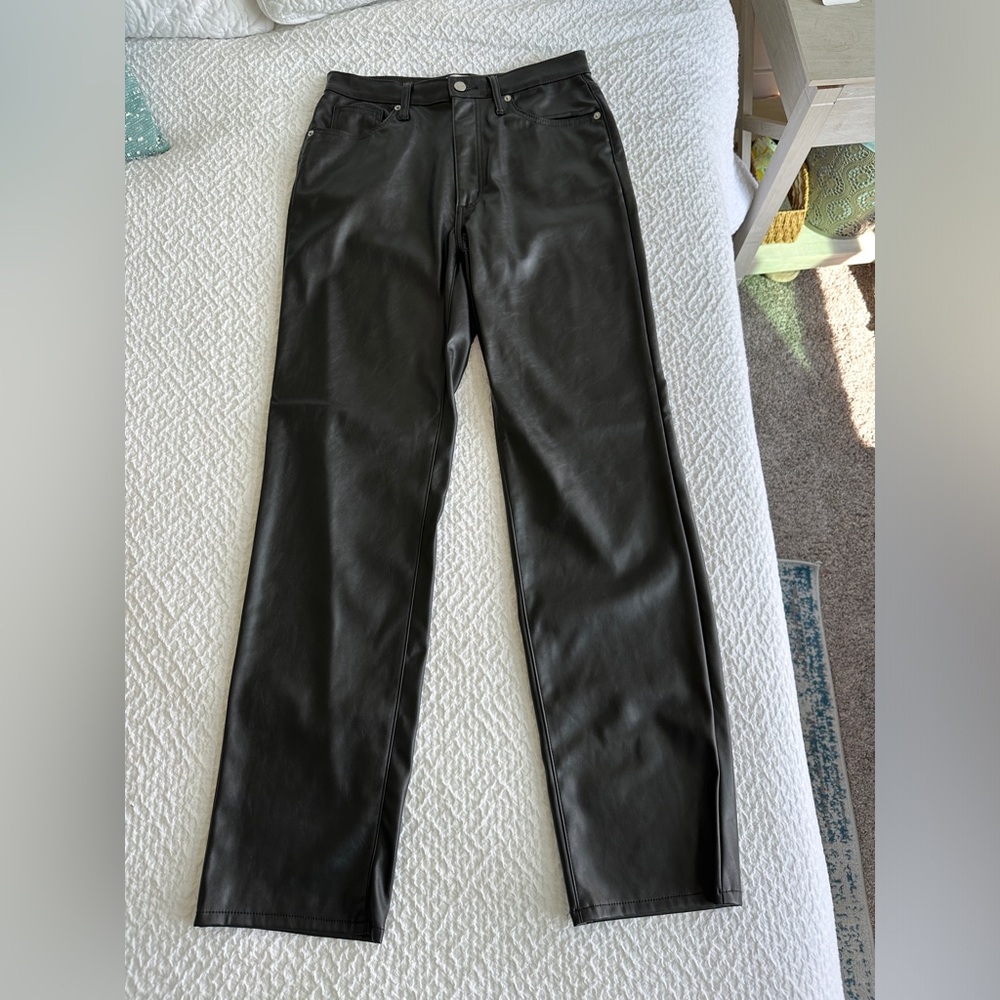 universal threads high rise leather pants